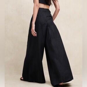 BANANA REPUBLIC LINA LINEN WIDE-LEG PANT